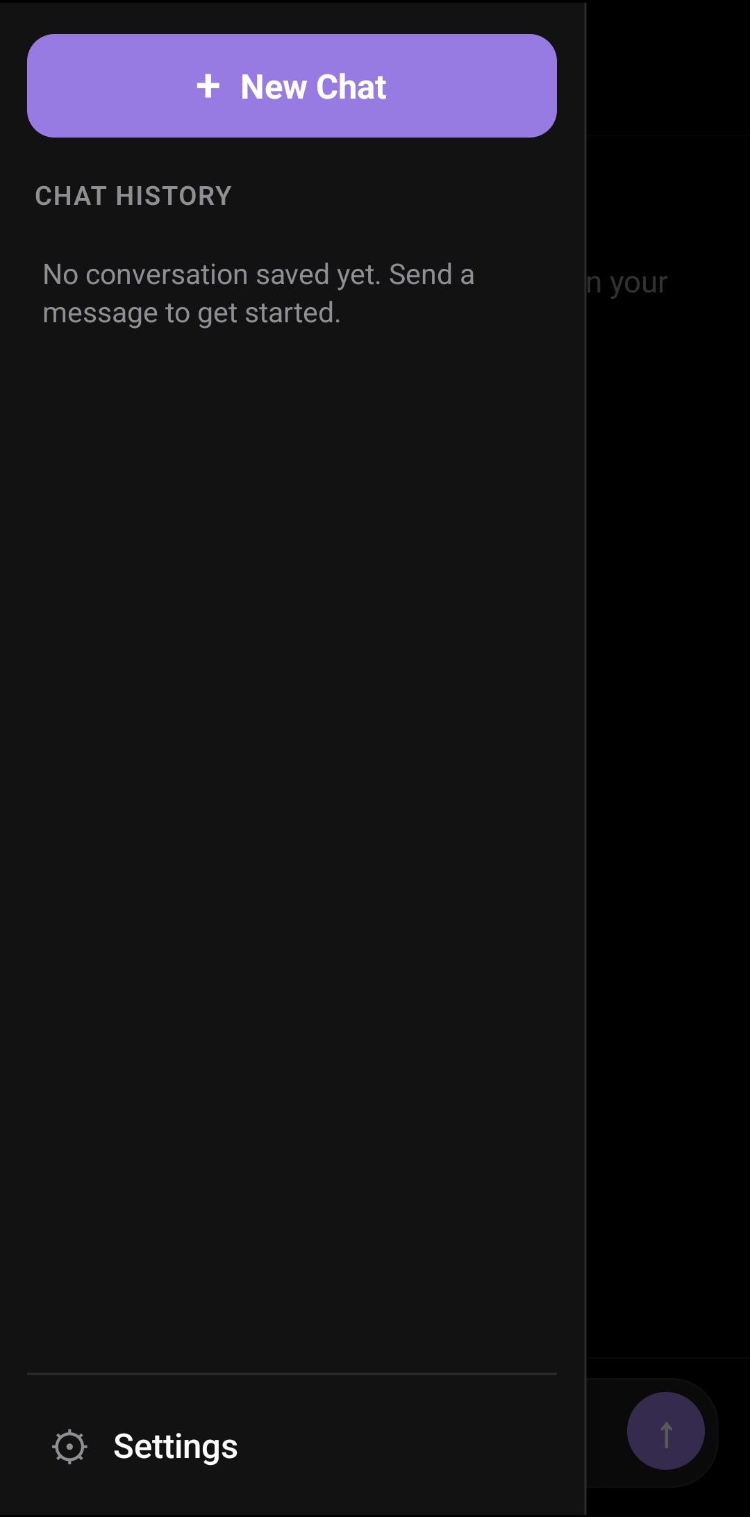 Sidebar interface